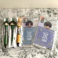 三代目JSB ラバーマスコット付きペン＆缶バッジホルダー