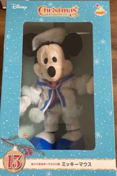 クリスマスオーナメントくじ2022 ミッキーマウスぬいぐるみオーナメント賞
