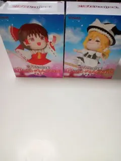 東方Project ゆっくり風デフォルメフィギュア 博麗霊夢 霧雨魔理沙