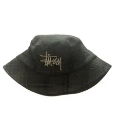 Stüssy チェック柄 バケットハット