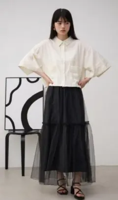 新品タグ付きazulbymoussy今期チュールスカート