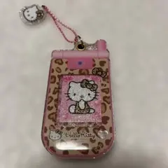 (未使用品)ハローキティ　スライドガラケーキーホルダー　サンリオ