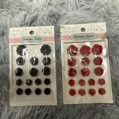 バラの形デコレーションシールセット