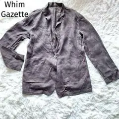 Whim Gazette ウィムガゼット　ジャケット　羽織り 薄手　カーキ　M