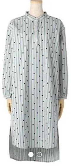 une nana cool ストライプドットルームウェア L