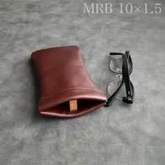 メガネケース　バネ口金　ペンケース本革ハンドメイドレザークラフト