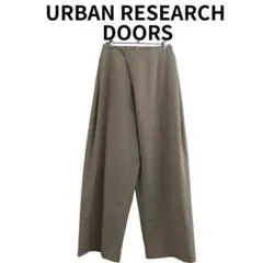 URBAN RESEARCH DOORS カーキ ワイドパンツ リラックス