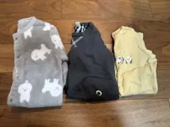 西松屋　カバーオール　ロンパース　長袖　パンダ　くま　犬