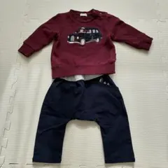 コンビミニ　上下セット　パンツ　トレーナー　70cm