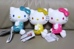 ⭐圧縮しません‼️潰しません‼️✨新品 ハローキティ マスコット キラキラ ３点