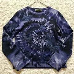 【希少】VALENTINO タイダイ 柄刺繍　パッチ チョウ トレーナーのサムネイル