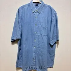 FRUIT OF THE LOOM デニムシャツ 半袖 XXLのサムネイル