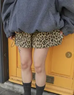 TEEN BOOP レオパードショートパンツ