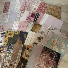 新作♡nostalgie flower 115枚set♡A4 デザインペーパー - メルカリ