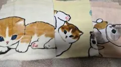 mofusand （猫福珊連）　アベイル　ハンドタオル　3柄セット