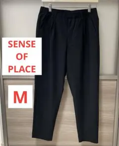 SENSE OF PLACE パンツ スラックス メンズ ブラックのサムネイル