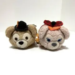 ダッフィー シェリーメイ ツムツム2点セット　香港ディズニー