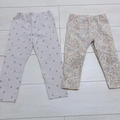 ２点セット　レギンス　花柄　さくらんぼ