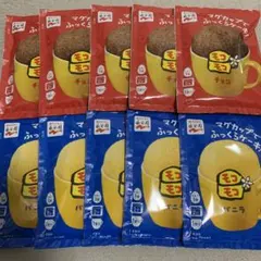 永谷園 モコモコ マグカップでふっくらケーキ チョコ バニラ 計10個