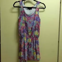 【最終値下げ】マーキュリーデュオ 水彩花ワンピース
