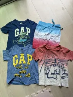 GAP キッズ Tシャツ 3枚とハーフパンツセット