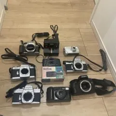 【ジャンク品】リコーカメラ　12台セット RICOH・リコー・ジャンクカメラ・MULTI 7 ZONE・フィルムカメラ・No