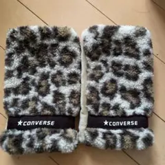 CONVERSE ヒョウ柄ファー手袋のサムネイル