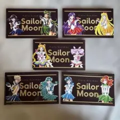 新品 セーラームーン オリジナルマルチケース 5種 コンプリートセット 明治