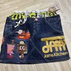 JAM ジャム　Mサイズ　160センチ デニムスカート ポテト　ハンバーガーのサムネイル
