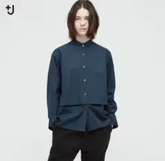 UNIQLO +J スーピマコットンシャツジャケット　ブルーグリーン新品