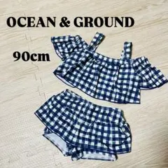 【匿名配送】OCEAN&GROUND 水着　女の子　ビキニ　タンキニ　オフショル