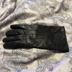 coach レザーグローブ　黒　片手　右