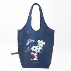 スヌーピー でかエコバッグ　ポケット付き