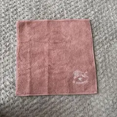 新品✨イルビゾンテ　ピンク刺繍 タオルハンカチ 約25cm