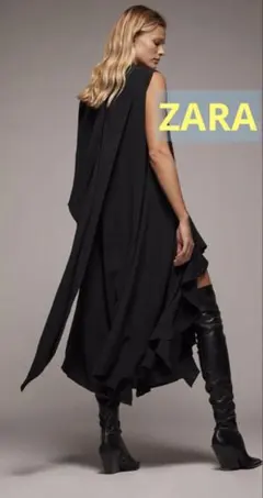 【ザラ】完売 フレアワンピース◼︎結婚式 イベント時にも