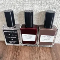 新品 NAILBERRY ネイルベリー ネイルポリッシュ 3本セット
