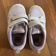 Reebok キッズ スニーカー パープル ベルクロ　14cm
