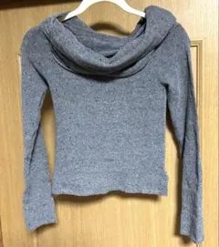 SNIDEL スナイデル　ギャザーアシメニットプルオーバー