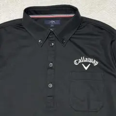 キャロウェイ ゴルフ ウェア トップス カットソー ブラック ポロシャツ ロンt