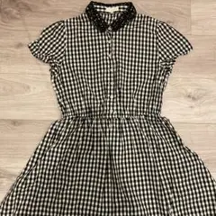 earth music&ecology チェック柄ワンピース Sサイズ
