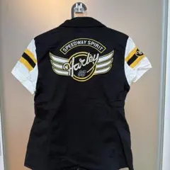 Harley-Davidson 半袖 ジップシャツ mサイズのサムネイル