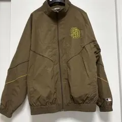 パドレス　ナイロンジャケット　トラックジャケット　ブラウン　MLB