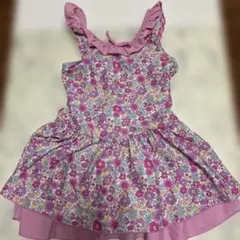 110 花柄フリルワンピース水着