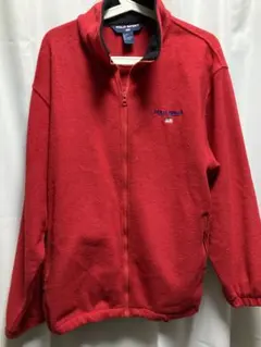90s POLO SPORT フリースジャケット 赤