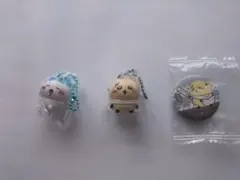 ・マスコットつきビスケット　ハチワレ、ラッコ ・くら寿司　ラッコ　缶バッジ