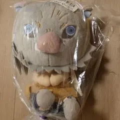 鬼滅の刃でっかいぽふっとぬいぐるみ　嘴平伊之助