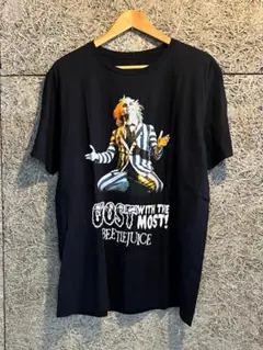 ビートルジュース ムービーTシャツ ティム・バートン ブラック XL