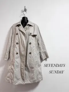 SEVENDAYS SUNDAY トレンチコート ベージュのサムネイル