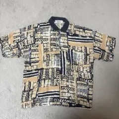80s 抽象模様 ポロシャツ ユーロ古着 - メルカリ