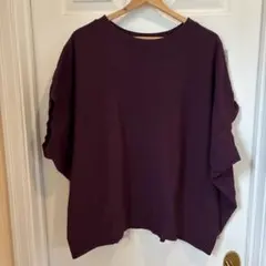 mizuiro ind パープル 半袖カットソー